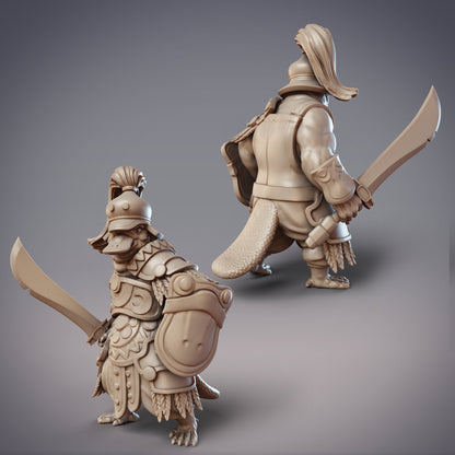 Boondaburra Labumar Ramman, Platypus Brute- CobraMode | Miniature | Wargaming | Roleplaying Games | 32mm | Gladiator Giant | Fighter | Buff