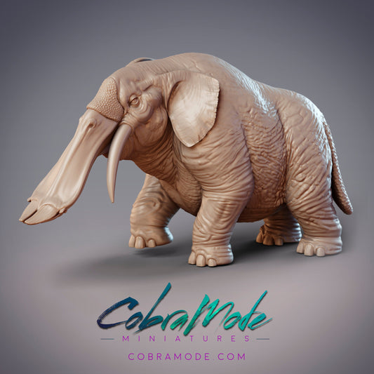 Platyphant, Platypus Elephant- CobraMode | Miniature | Wargaming | Roleplaying Games | 32mm