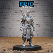 Tower Knight - Epic Miniatures | Ninth Age | 32mm | Chivalry Garden | Cavalry | Fighter | Guard | Royal | King