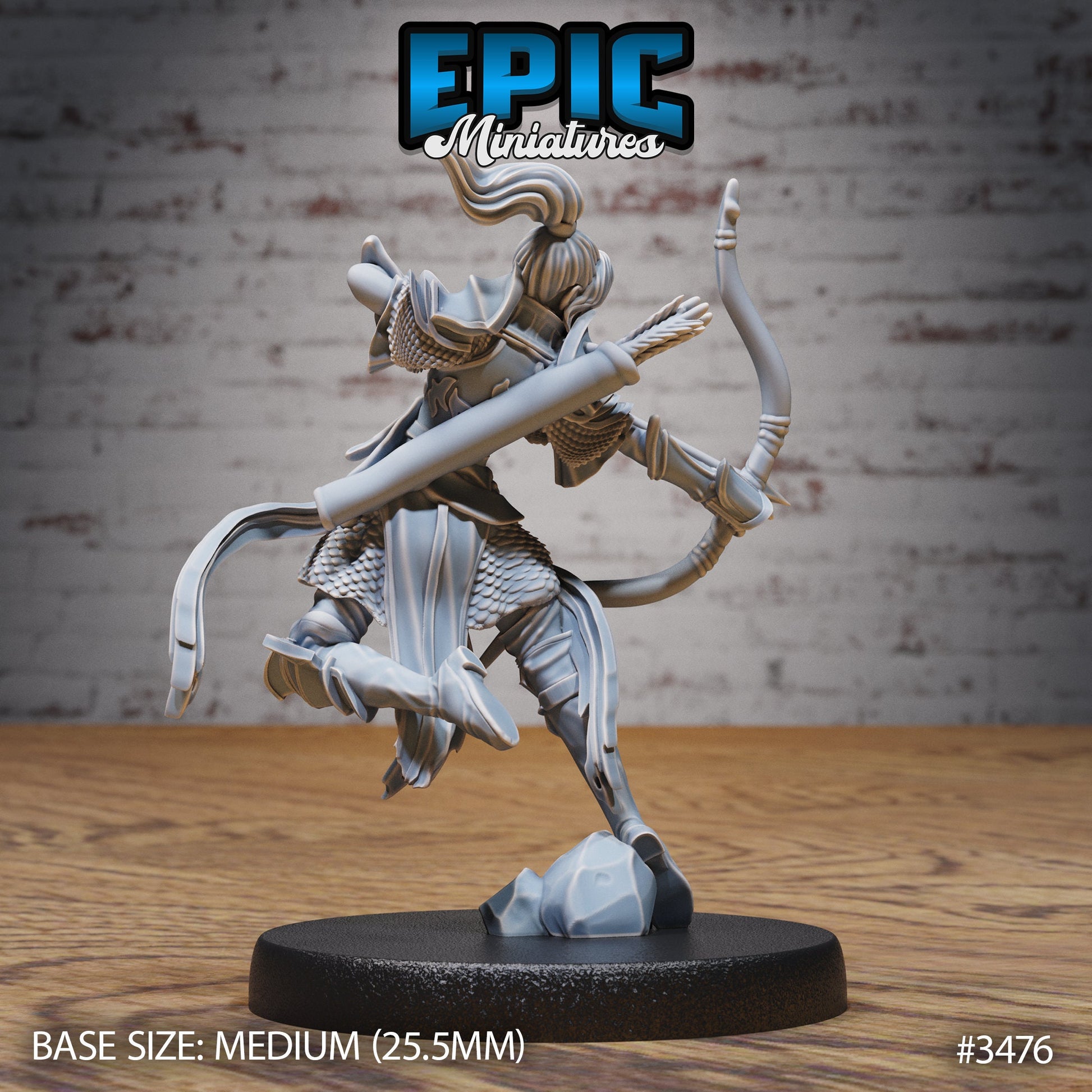 Knight Lady Joan - Epic Miniatures | Ninth Age | 32mm | Chivalry Garden | Fighter | Guard | Soldier