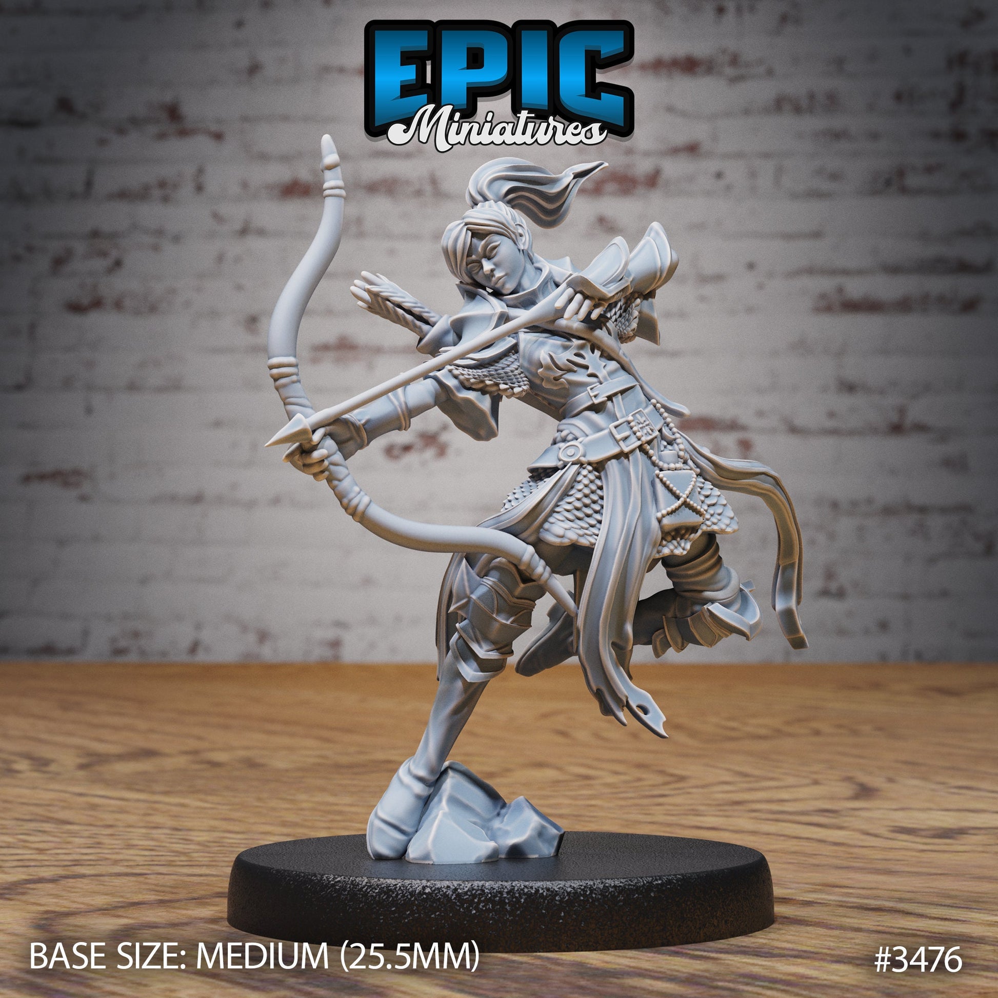Knight Lady Joan - Epic Miniatures | Ninth Age | 32mm | Chivalry Garden | Fighter | Guard | Soldier