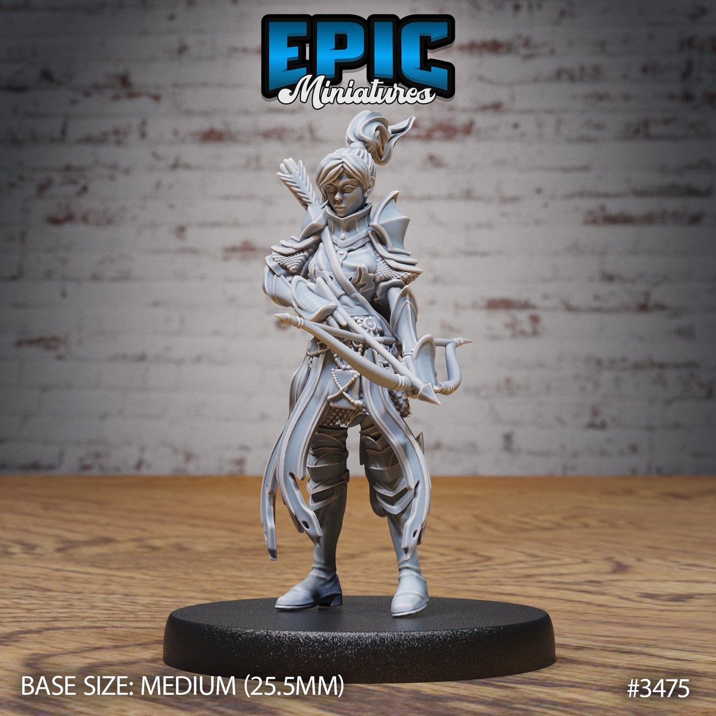 Knight Lady Joan - Epic Miniatures | Ninth Age | 32mm | Chivalry Garden | Fighter | Guard | Soldier