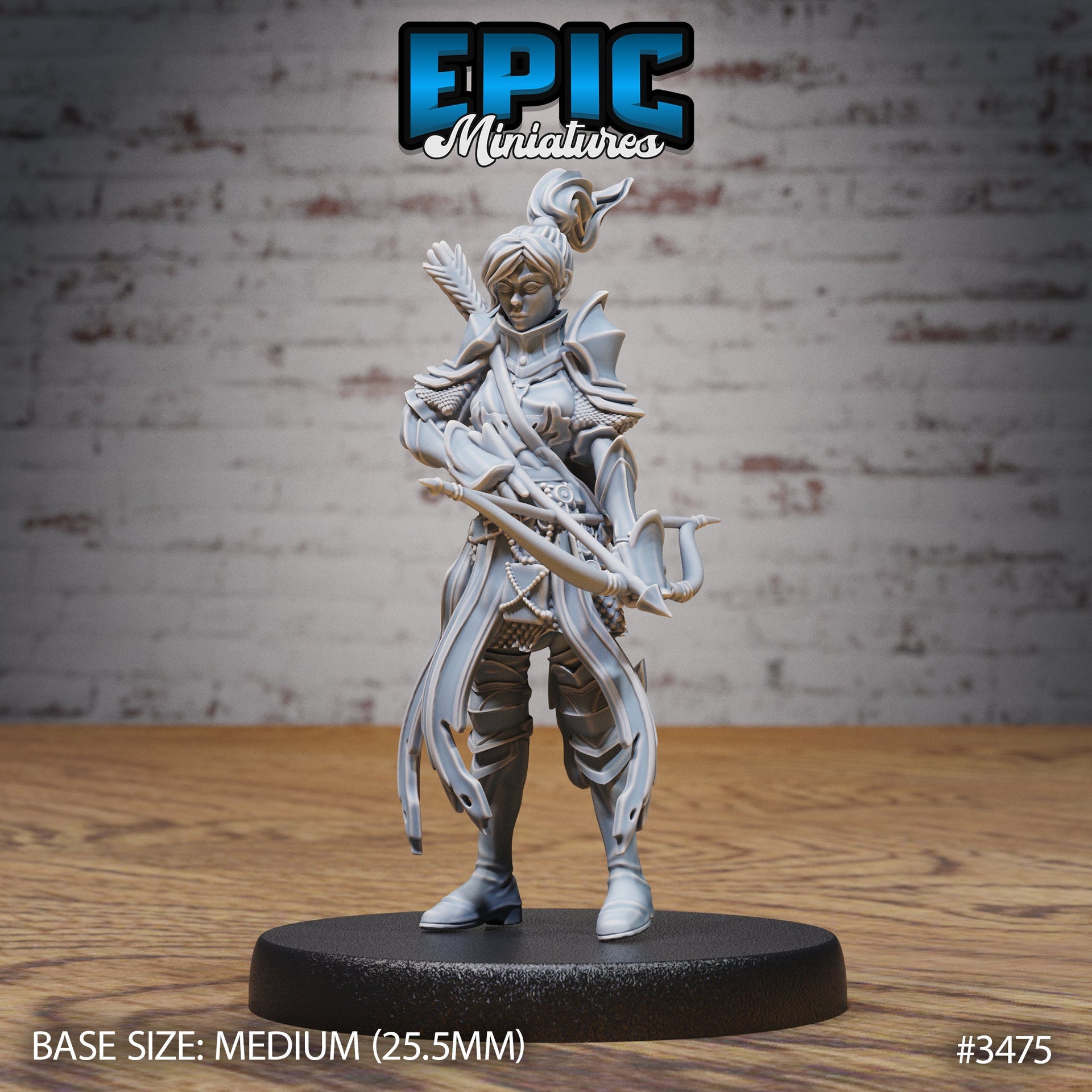 Knight Lady Joan - Epic Miniatures | Ninth Age | 32mm | Chivalry Garden | Fighter | Guard | Soldier