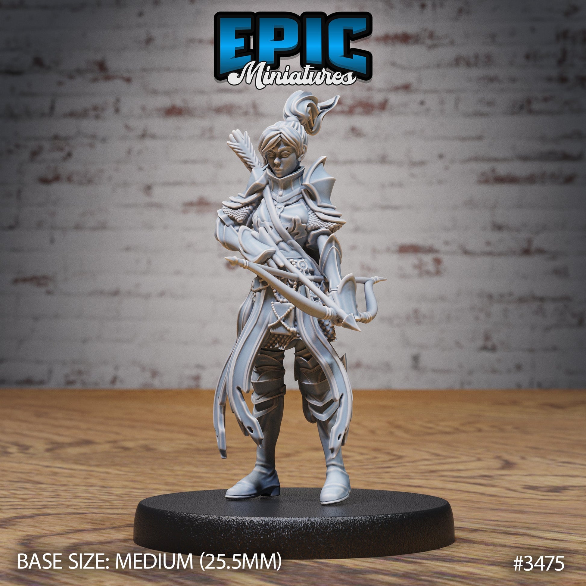Knight Lady Joan - Epic Miniatures | Ninth Age | 32mm | Chivalry Garden | Fighter | Guard | Soldier