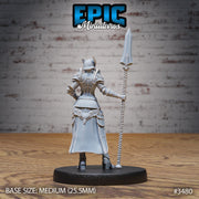 Knight Lady Grisella- Epic Miniatures | Ninth Age | 32mm | Chivalry Garden | Fighter | Guard | Soldier | paladin
