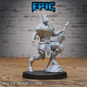 Horse Folk Knight - Epic Miniatures | Ninth Age | 32mm | Chivalry Garden | Fighter | Guard | Soldier