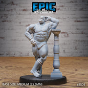 Orc Strongman - Epic Miniatures | Ninth Age | 32mm | Nightsky Carnival | Circus | Big Top | Body Builder | Wrestling Singlet