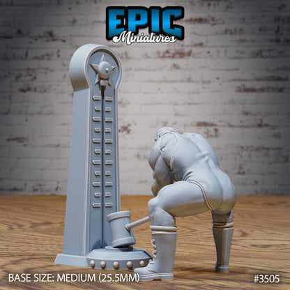 Orc Strongman - Epic Miniatures | Ninth Age | 32mm | Nightsky Carnival | Circus | Big Top | Body Builder | Wrestling Singlet