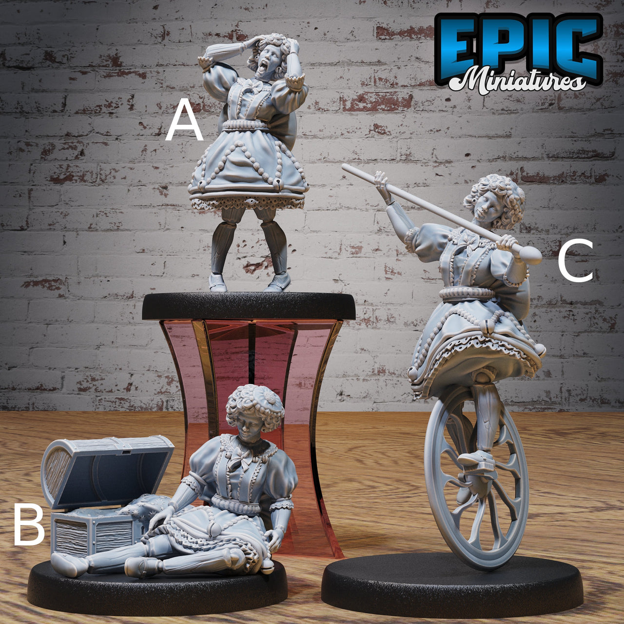 Living Doll - Epic Miniatures | Ninth Age | 32mm | Nightsky Carnival | Circus | Big Top | Performer | Automaton | Robot | Clockwork | Robot