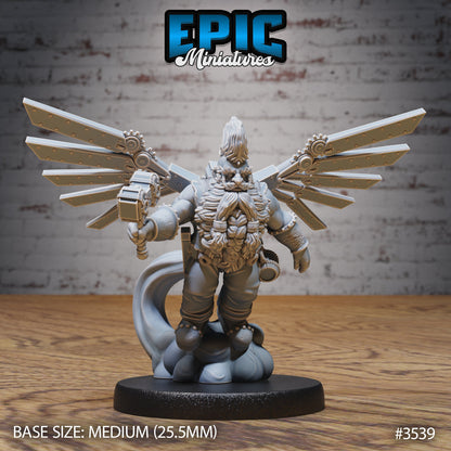 Cannon Dwarf- Epic Miniatures | Ninth Age | 32mm | Nightsky Carnival | Circus | Big Top | Performer | Jetpack | Stuntman