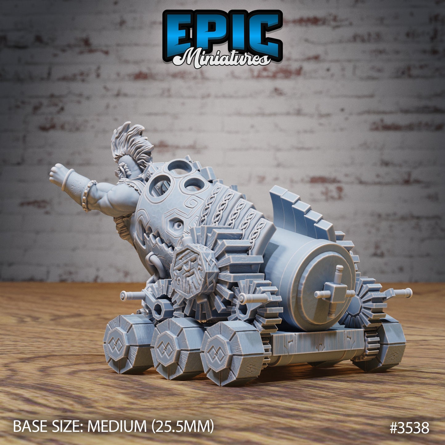Cannon Dwarf- Epic Miniatures | Ninth Age | 32mm | Nightsky Carnival | Circus | Big Top | Performer | Jetpack | Stuntman