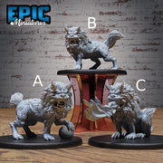 Guardian Fu Dog - Epic Miniatures | Ninth Age | 32mm |Iron Fist Tournament | Chinese Guardian Lion | Fire breathing