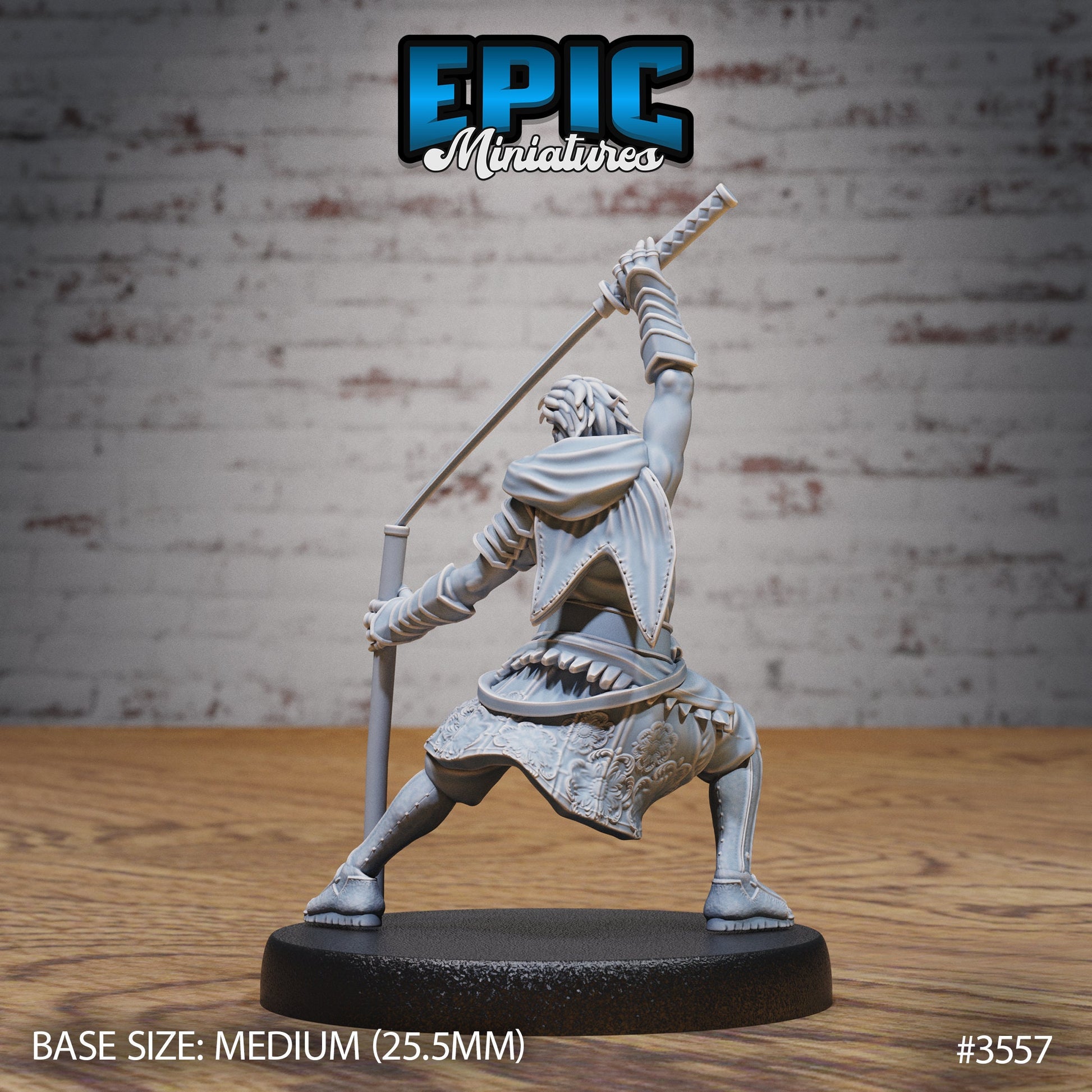 Katana Master - Epic Miniatures | Ninth Age | 32mm |Iron Fist Tournament | Fighter | Samurai | Swordsman