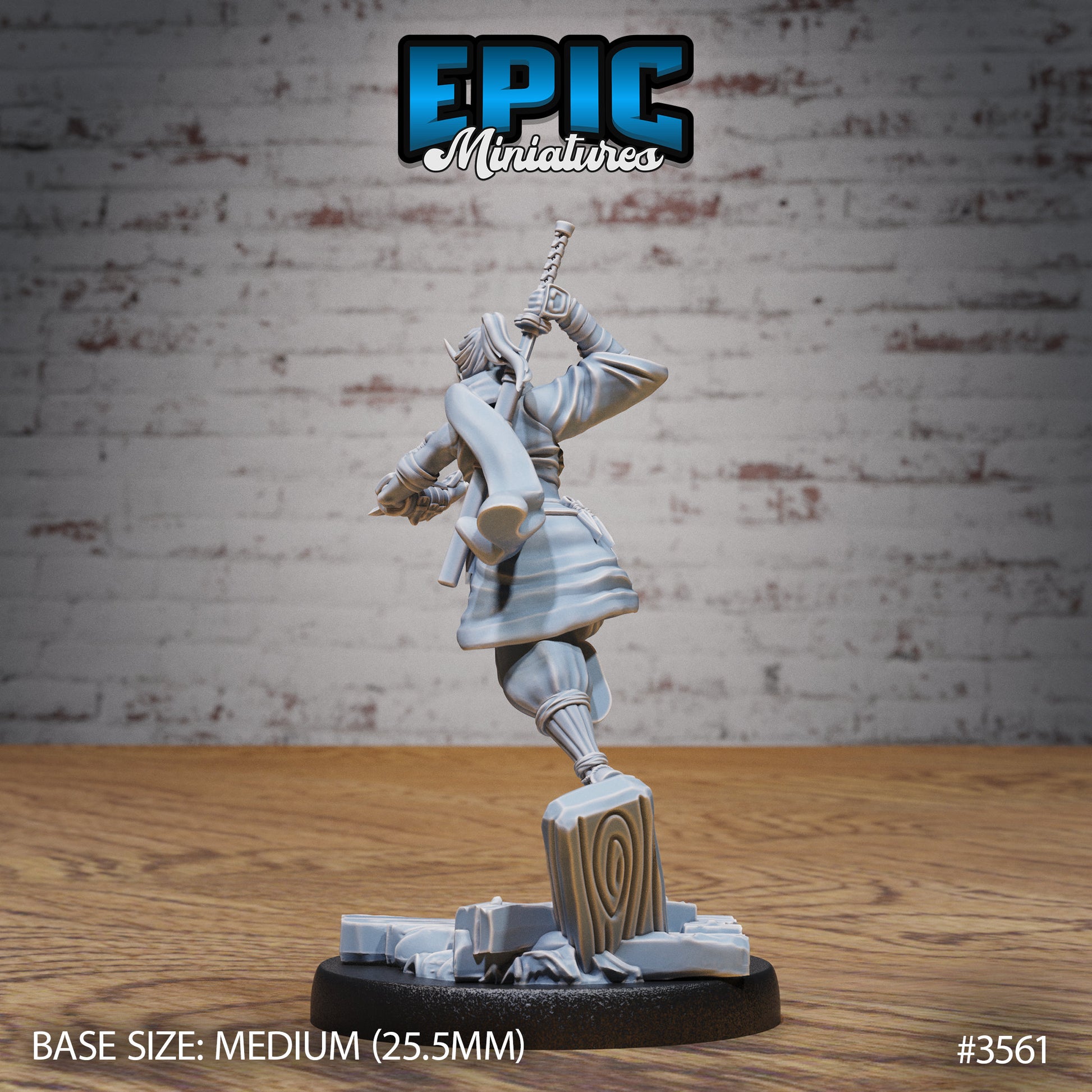 Dark Kunoichi - Epic Miniatures | Ninth Age | 32mm |Iron Fist Tournament | Ninja | Rogue | Assassin