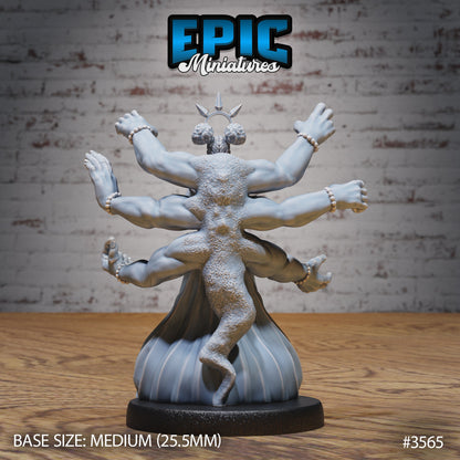 Devine Hands Priestess - Epic Miniatures | Ninth Age | 32mm | Iron Fist Tournament | Fist Monk | Fighter | Brawler | Bruiser