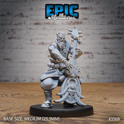 Orient Metal Bard - Epic Miniatures | Ninth Age | 32mm |Iron Fist Tournament | Instrument | Guitar | Magic