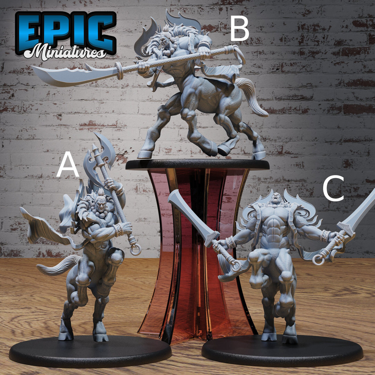 Divine Centaur - Epic Miniatures | Ninth Age | 32mm |Iron Fist Tournament | Martial Artist | Fighter | Brawler | Monk | Barbarian