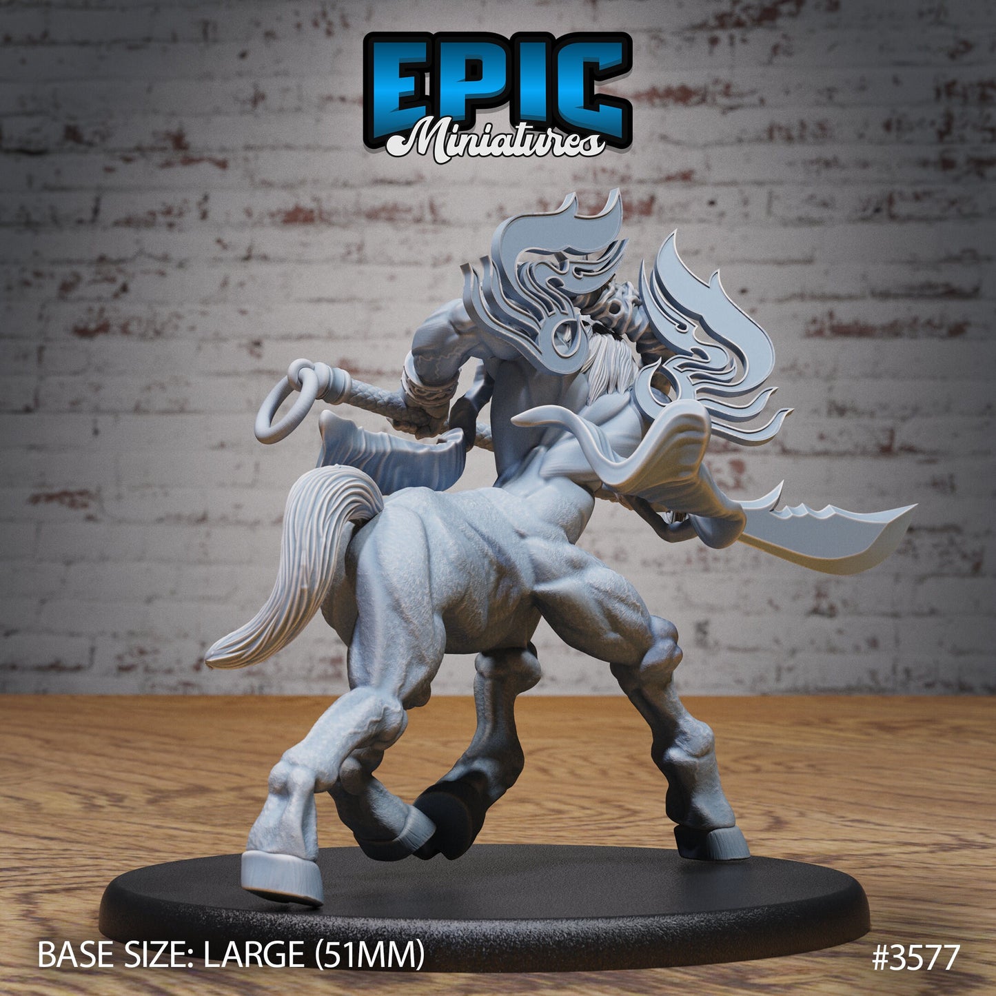 Divine Centaur - Epic Miniatures | Ninth Age | 32mm |Iron Fist Tournament | Martial Artist | Fighter | Brawler | Monk | Barbarian