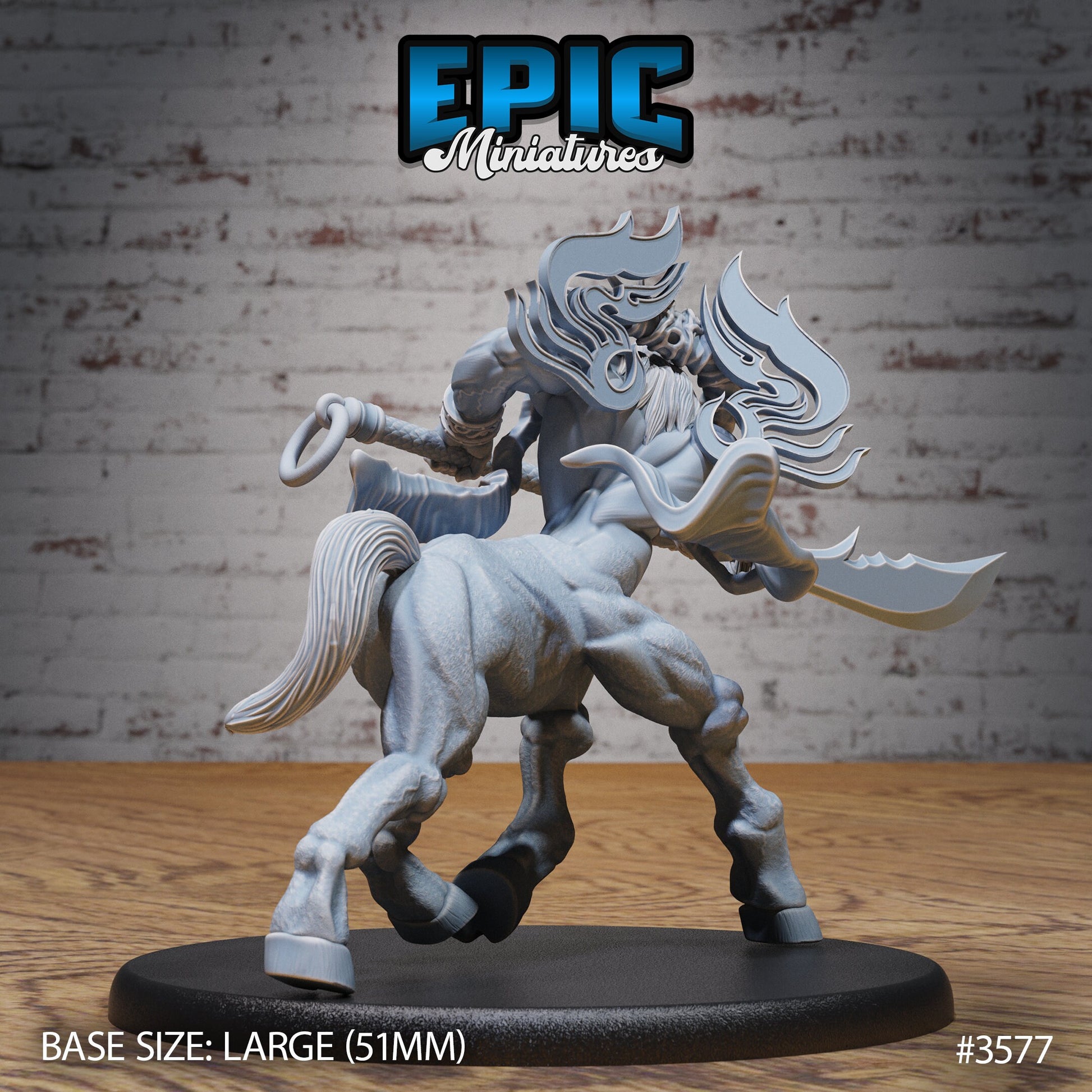 Divine Centaur - Epic Miniatures | Ninth Age | 32mm |Iron Fist Tournament | Martial Artist | Fighter | Brawler | Monk | Barbarian
