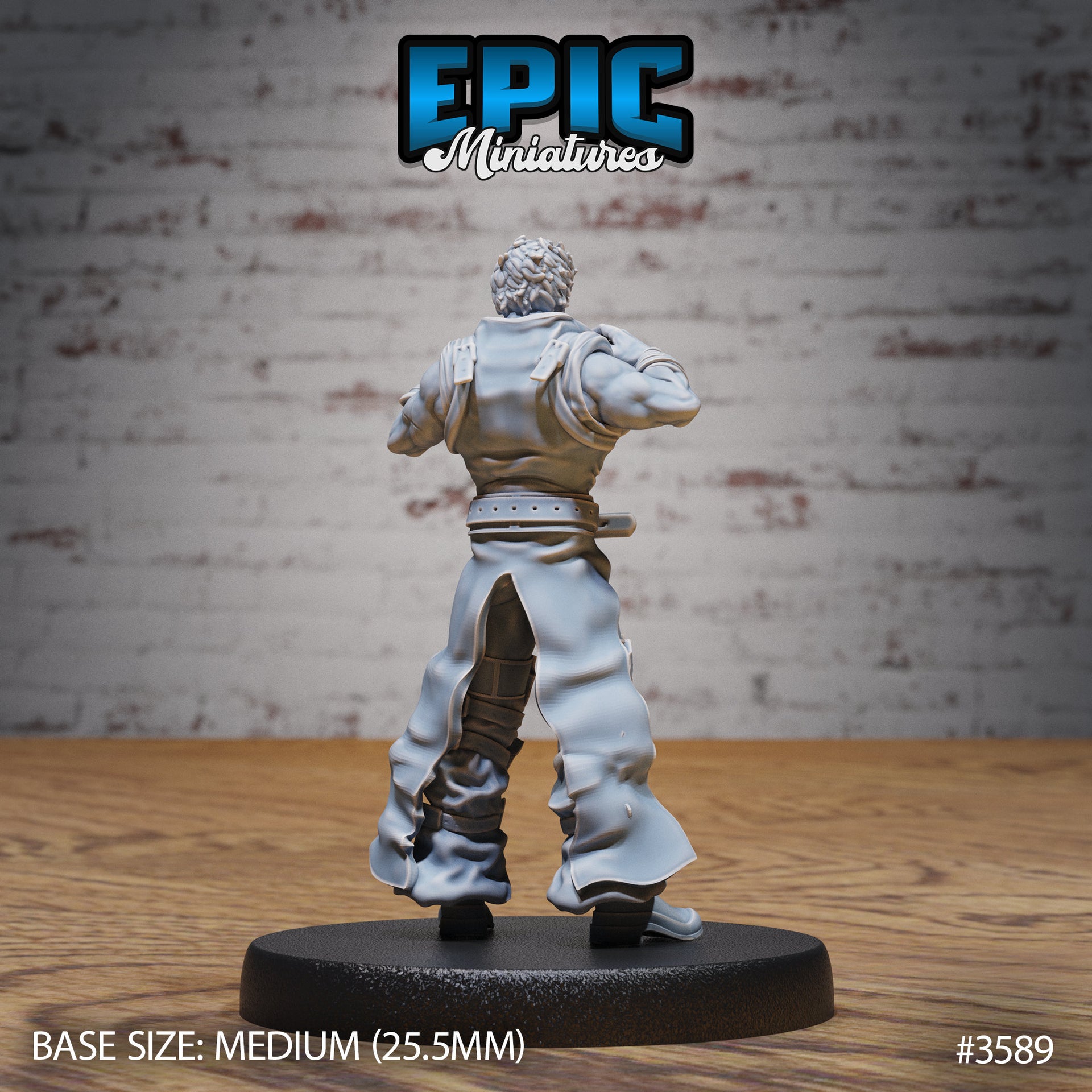 Gaijin Challenger - Epic Miniatures | Ninth Age | 32mm | Iron Fist Tournament | Martial Artist | Fighter | Monk | Brawler