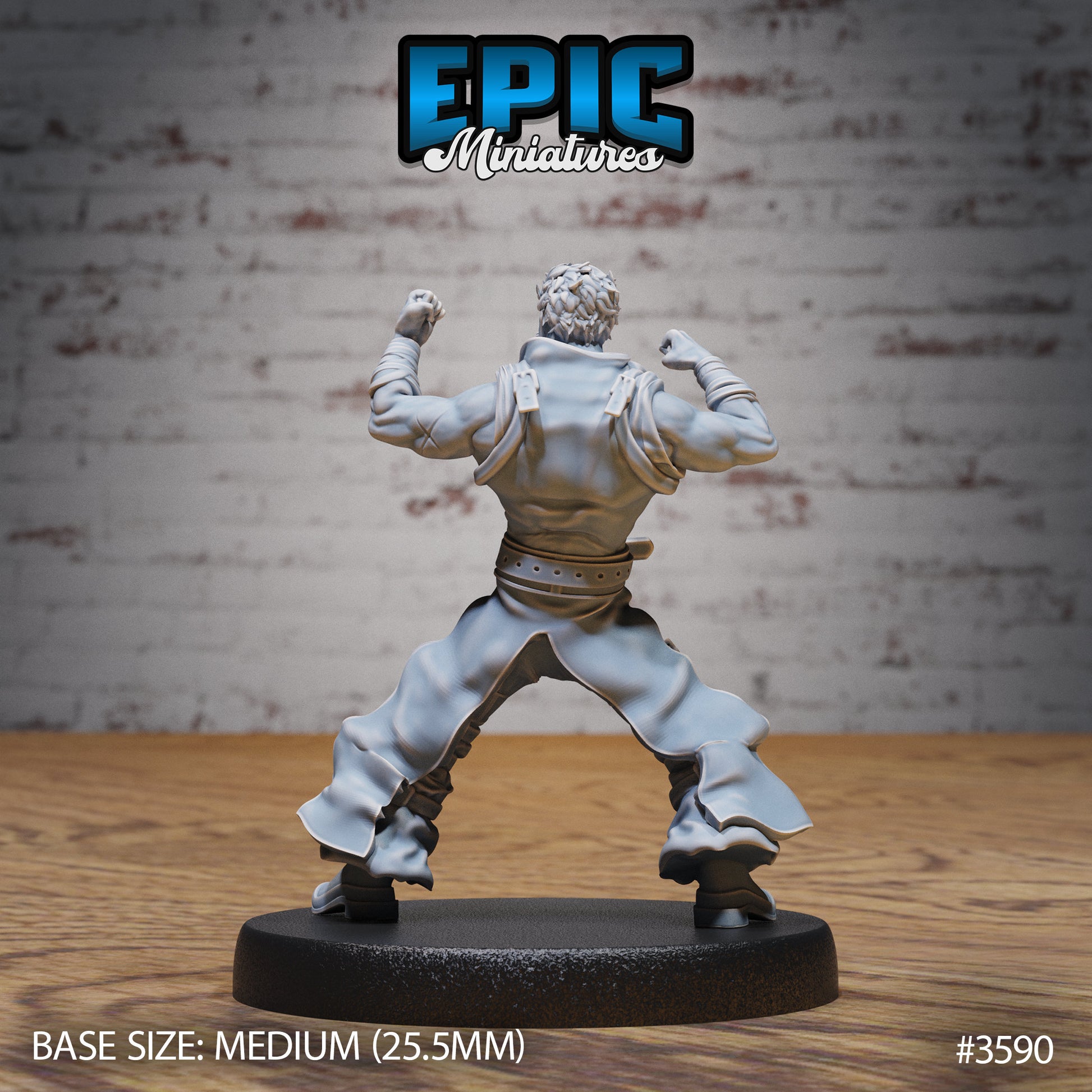 Gaijin Challenger - Epic Miniatures | Ninth Age | 32mm | Iron Fist Tournament | Martial Artist | Fighter | Monk | Brawler