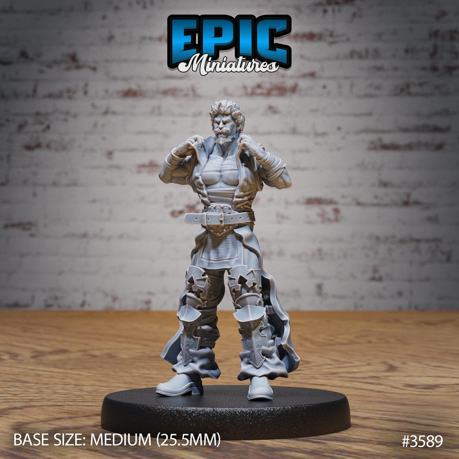 Gaijin Challenger - Epic Miniatures | Ninth Age | 32mm | Iron Fist Tournament | Martial Artist | Fighter | Monk | Brawler