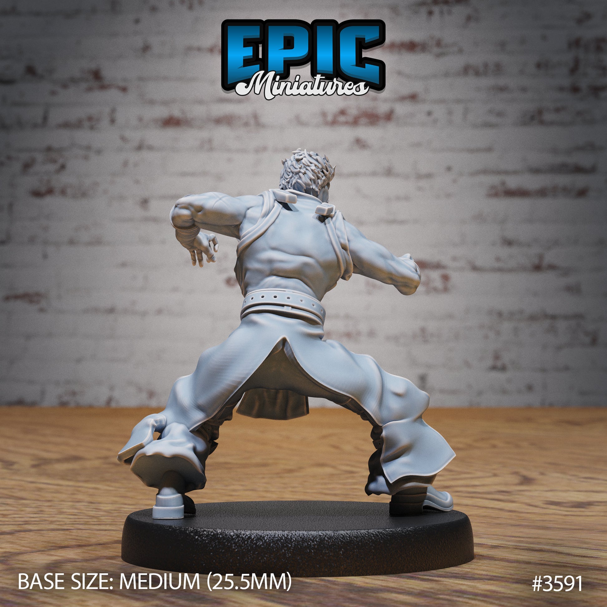 Gaijin Challenger - Epic Miniatures | Ninth Age | 32mm | Iron Fist Tournament | Martial Artist | Fighter | Monk | Brawler