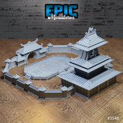 Iron Fist Arena - Epic Miniatures | Ninth Age | 32mm | Iron Fist Tournament | Martial Arts | Temple | Monastary