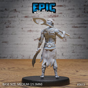 Cave Elf Barbarian - Epic Miniatures | 32mm | Ice Age Madness | Fighter | Warrior