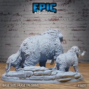 Mammoth - Epic Miniatures | 32mm | Ice Age Madness | Wooly | Elephant | Ancient | Baby