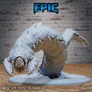 Frost worm - Epic Miniatures | 32mm | Ice Age Madness | Huge