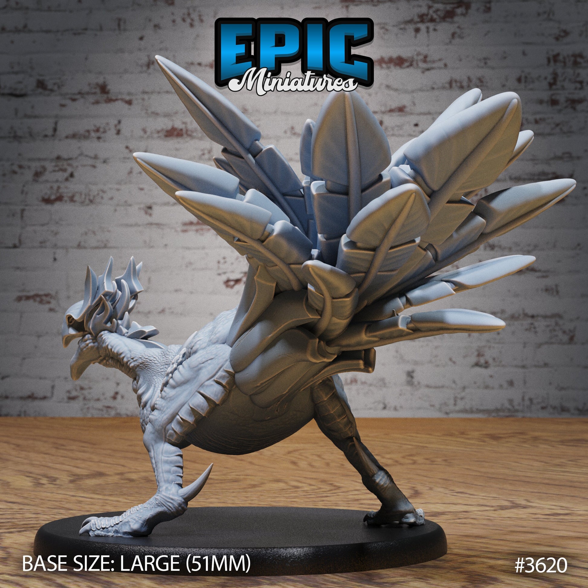 Turkey Raptor - Epic Miniatures | 32mm | Ice Age Madness | Chicken | Dinosaur