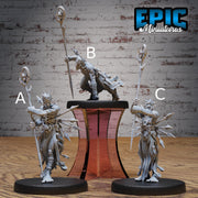 Old Heretic - Epic Miniatures | 32mm | Ice Age Madness | Necromancer | Warlock | Sorcerer | Chaos