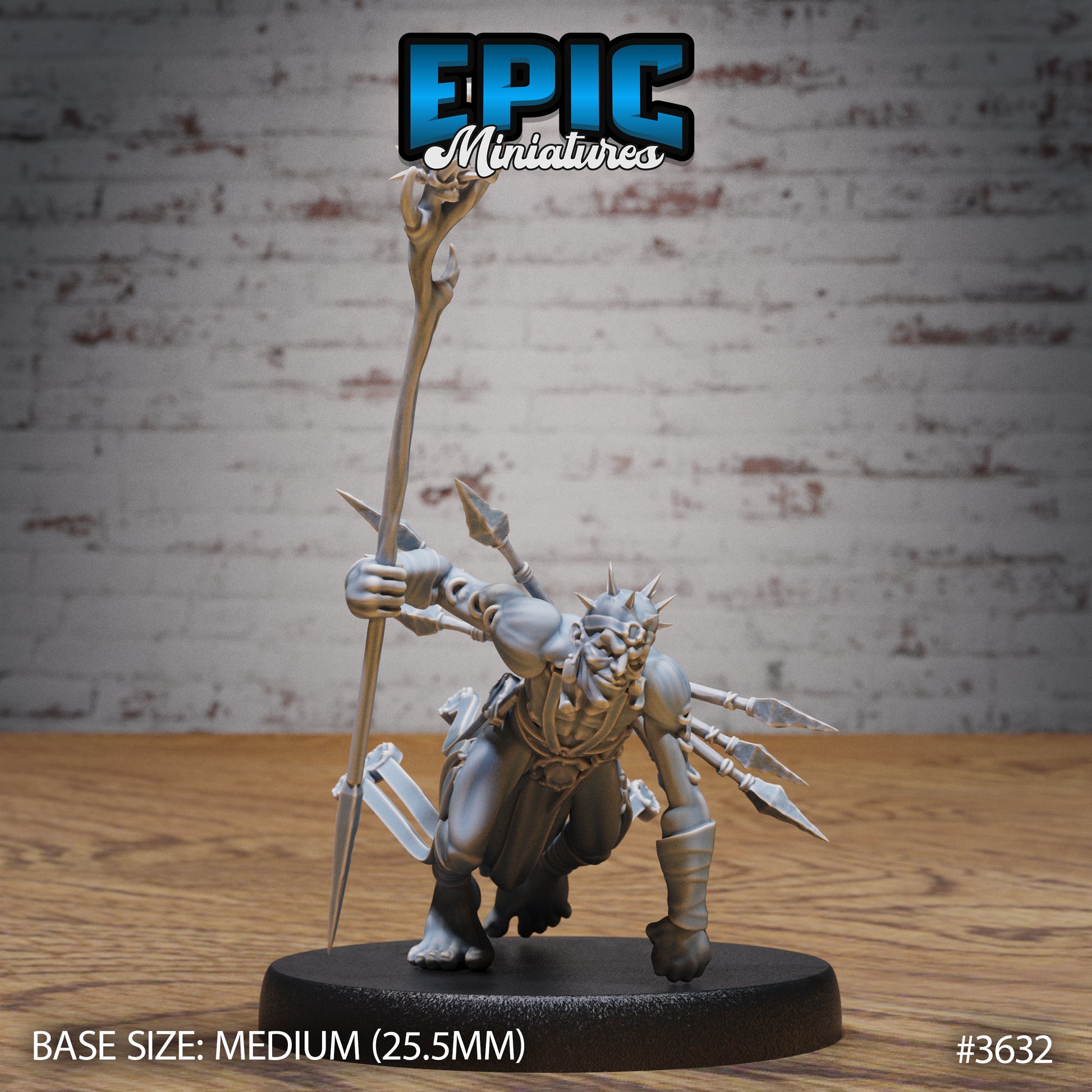 Old Heretic - Epic Miniatures | 32mm | Ice Age Madness | Necromancer | Warlock | Sorcerer | Chaos
