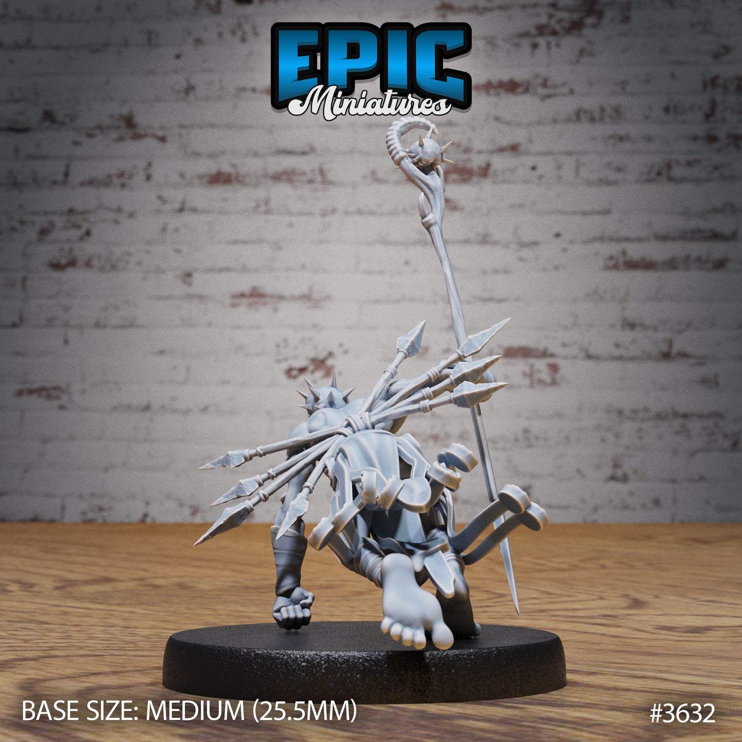 Old Heretic - Epic Miniatures | 32mm | Ice Age Madness | Necromancer | Warlock | Sorcerer | Chaos