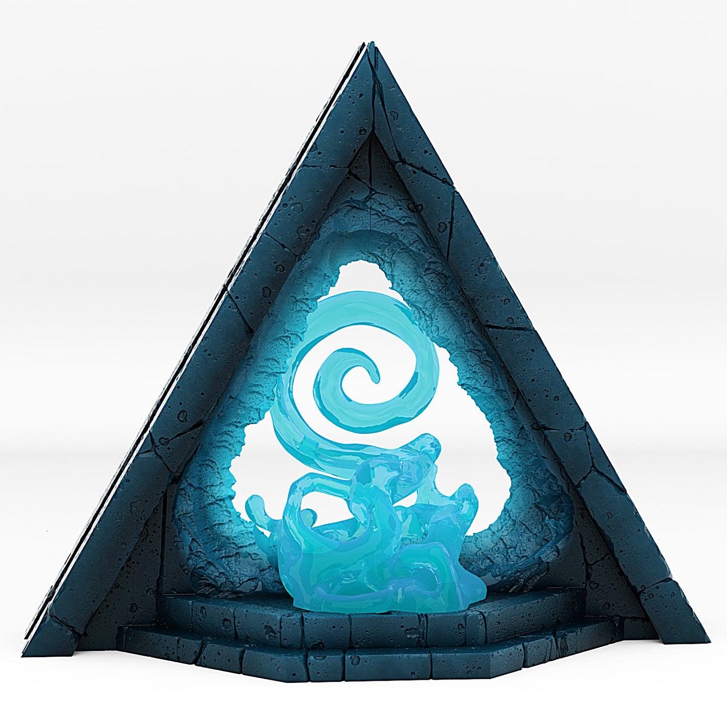 Alien Pyramid Portal and Effect - Print Your Monsters, Fantastic Portals | 32mm | Ancient | Temple | Stone | Crystal