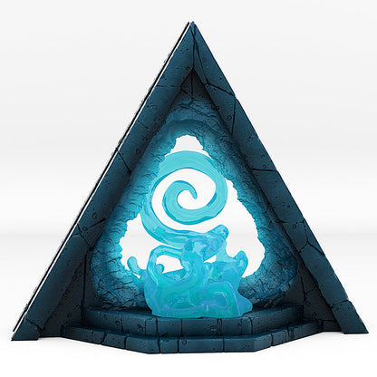 Alien Pyramid Portal and Effect - Print Your Monsters, Fantastic Portals | 32mm | Ancient | Temple | Stone | Crystal
