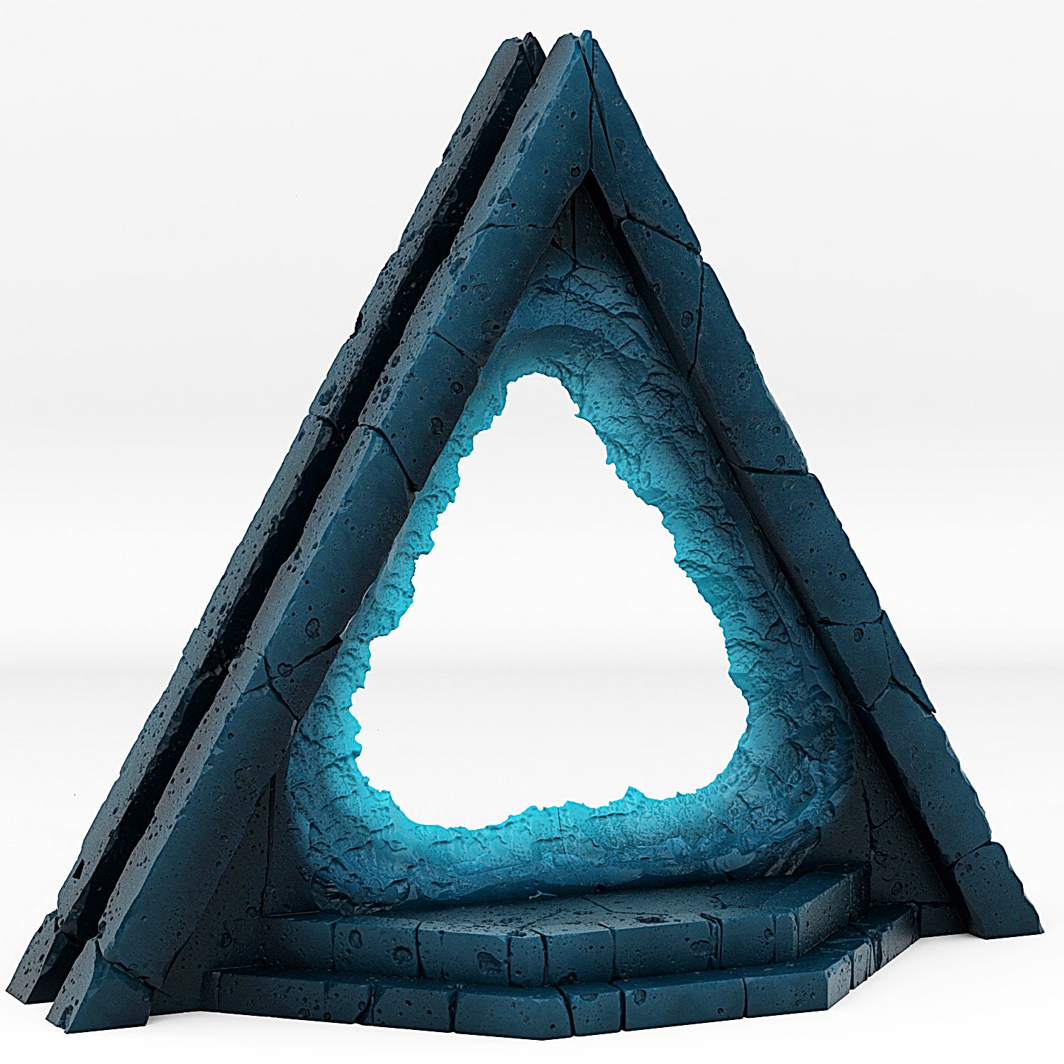Alien Pyramid Portal and Effect - Print Your Monsters, Fantastic Portals | 32mm | Ancient | Temple | Stone | Crystal