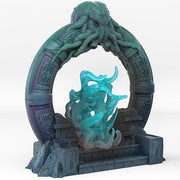Cthulhu's Portal With Its Tentacle Effect - Print Your Monsters, Fantastic Portals | 32mm | Elder god | Teleporter