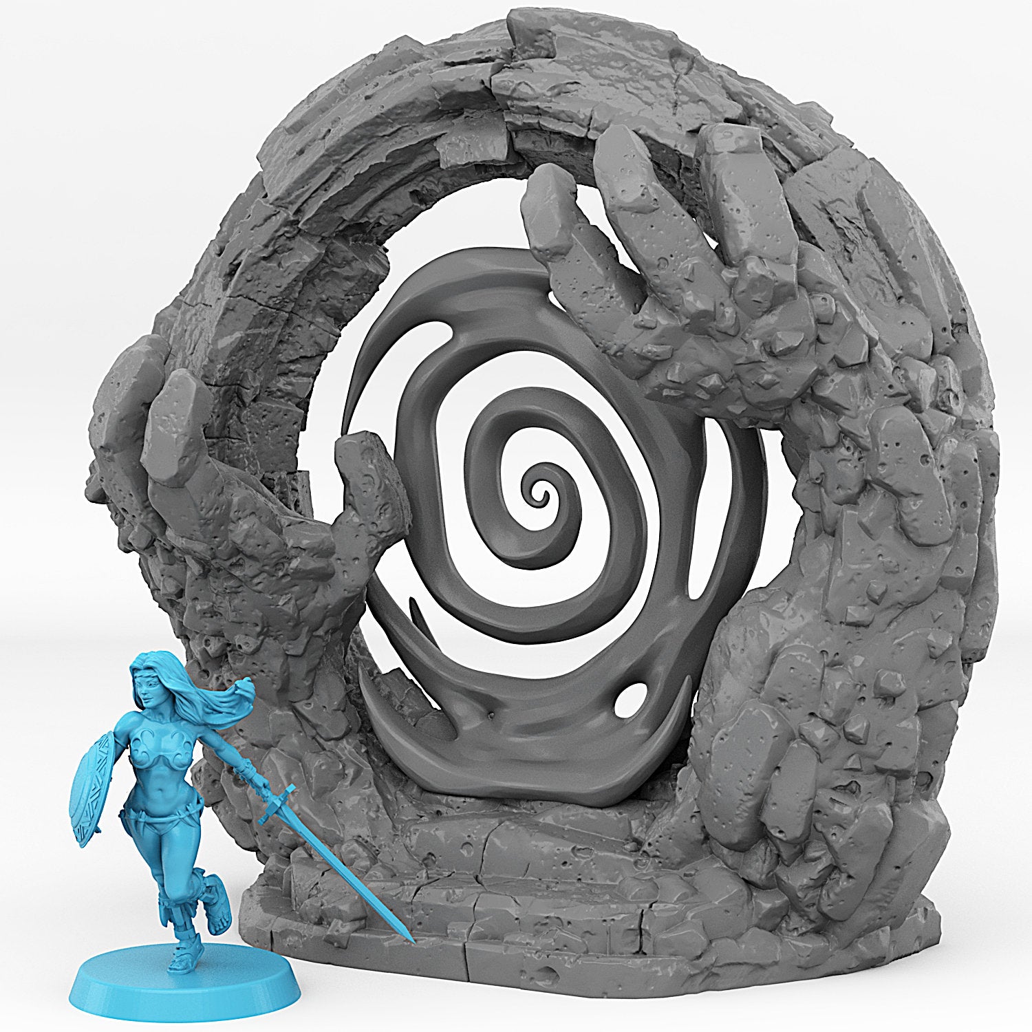 Golem Portal With Its Soil Effect - Print Your Monsters, Fantastic Portals | 32mm | Stone Circle | Teleporter