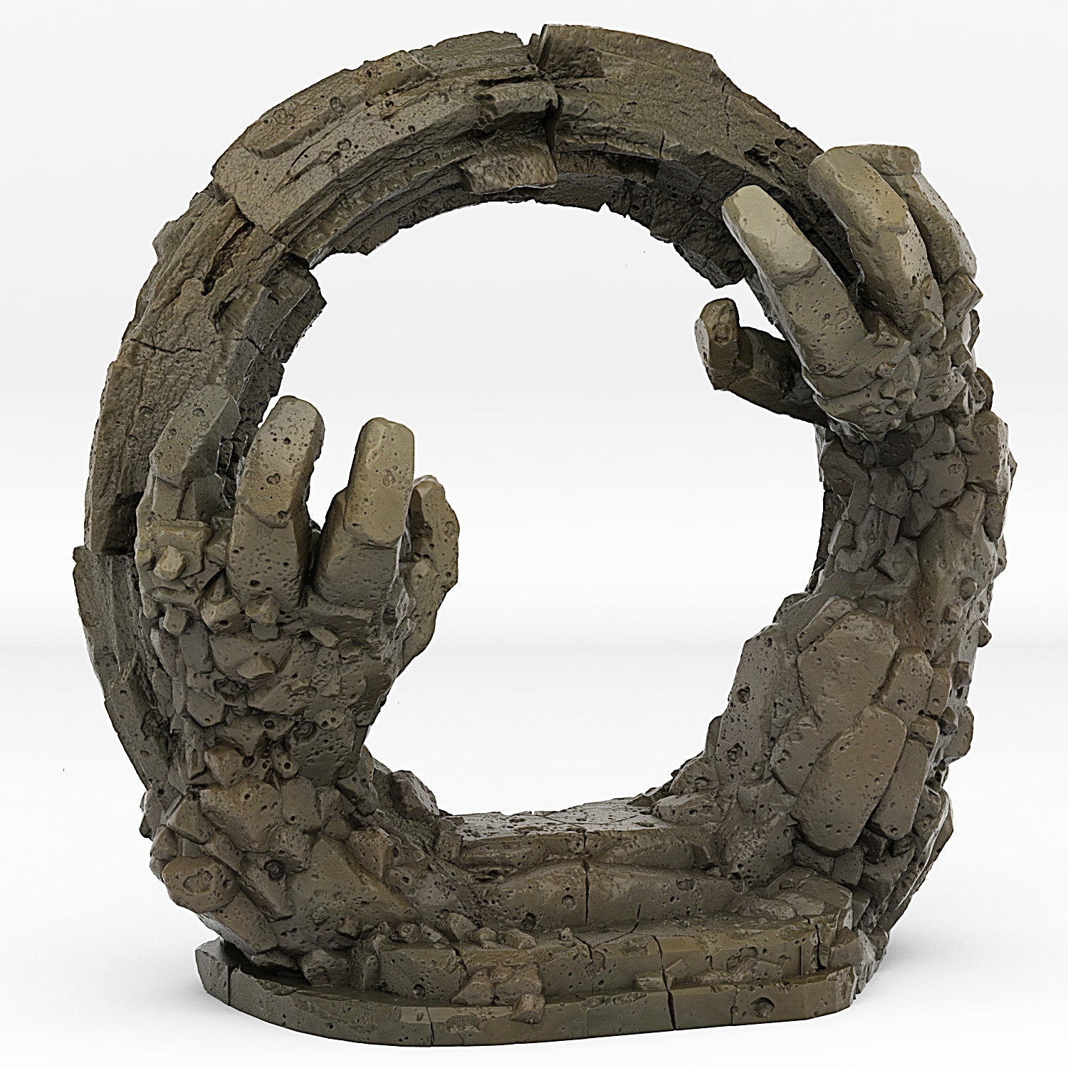Golem Portal With Its Soil Effect - Print Your Monsters, Fantastic Portals | 32mm | Stone Circle | Teleporter