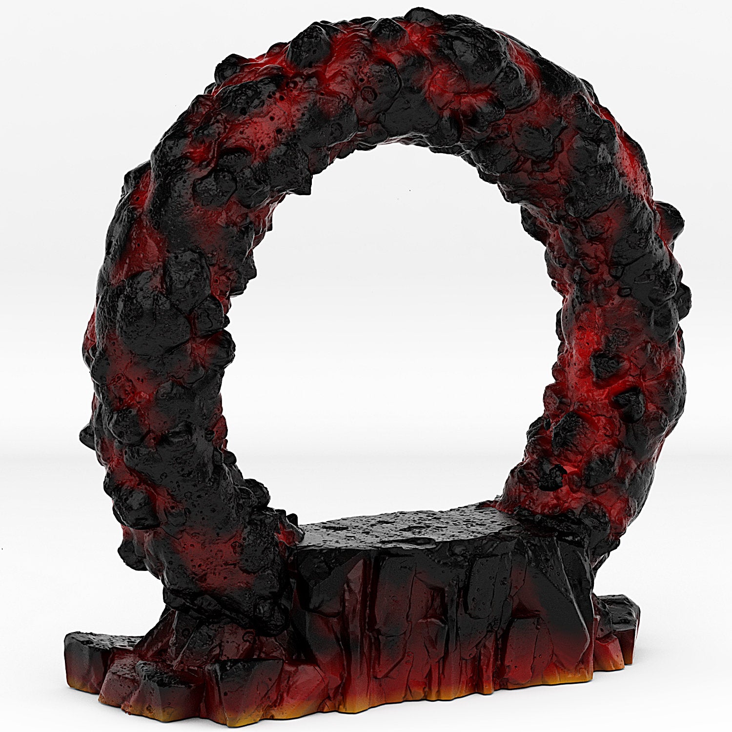 Lava Portal With Its Magma Fire Effect - Print Your Monsters, Fantastic Portals | 32mm | Hell | Summoning Circle