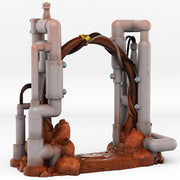 Martian Pipes Portal With Its Electric Effect - Print Your Monsters, Fantastic Portals | 32mm | Alien | Factory