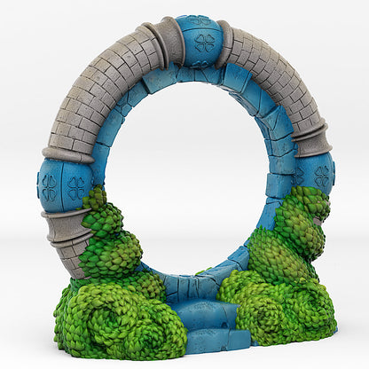 Wonderland Portal With Its Hole Effect - Print Your Monsters, Fantastic Portals | 32mm | Alice | Garden | Castle