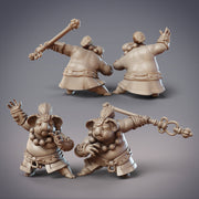 Gulamany Nisturu, Koala Monk, Platypus Brute- CobraMode | Miniature | Wargaming | Roleplaying Games | 32m