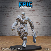 Half Giant Barbarian - Epic Miniatures | 32mm | Ice Age Madness | Fighter | Warrior | Ogre