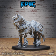 Legendary Horse Mount - Epic Miniatures | Ninth Age | 32mm | Chivalry Garden | Cavalry | Fighter | Tabaxi | Rogue | Bandit | Thief | Catfolk