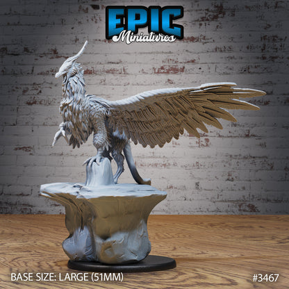 Longbeak Griffin - Epic Miniatures | Ninth Age | 32mm | Chivalry Garden | Giant Bird | Flying | Lion