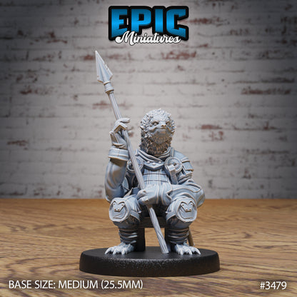 Sloth Knight - Epic Miniatures | Ninth Age | 32mm | Chivalry Garden | Cavalry | Fighter | Guard | Soldier | Army