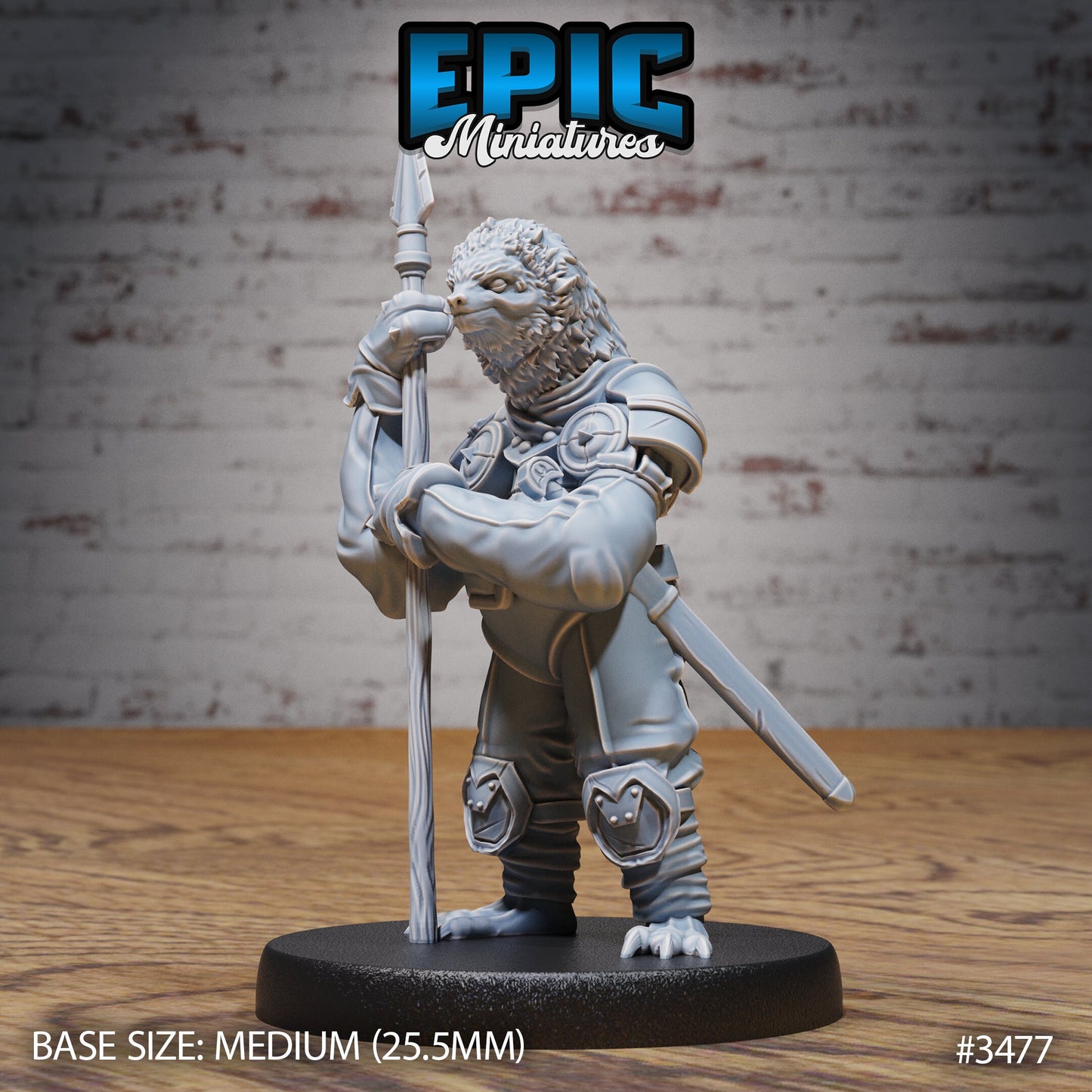 Sloth Knight - Epic Miniatures | Ninth Age | 32mm | Chivalry Garden | Cavalry | Fighter | Guard | Soldier | Army
